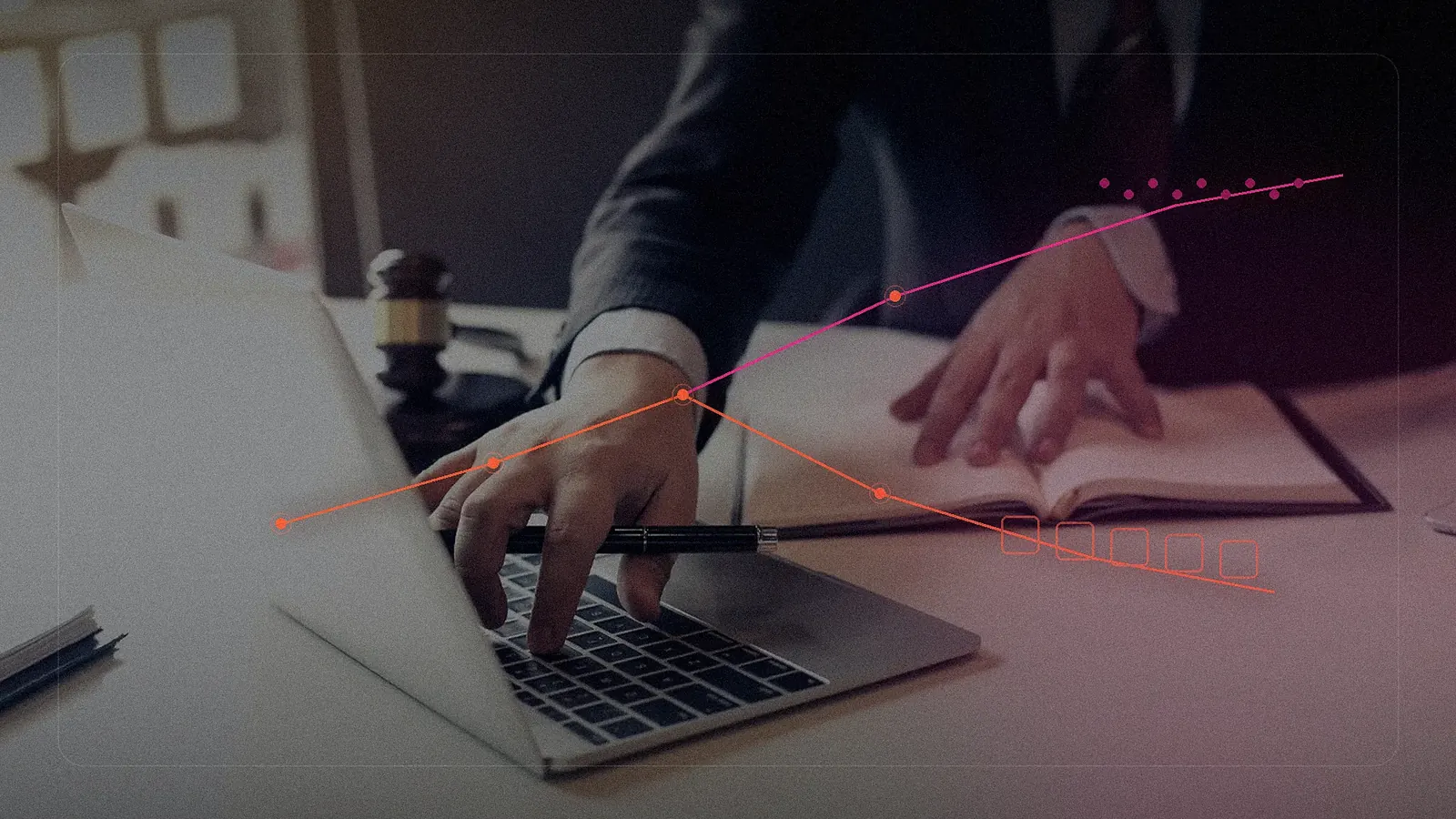 Two cyberattack paths showing data theft and system encryption